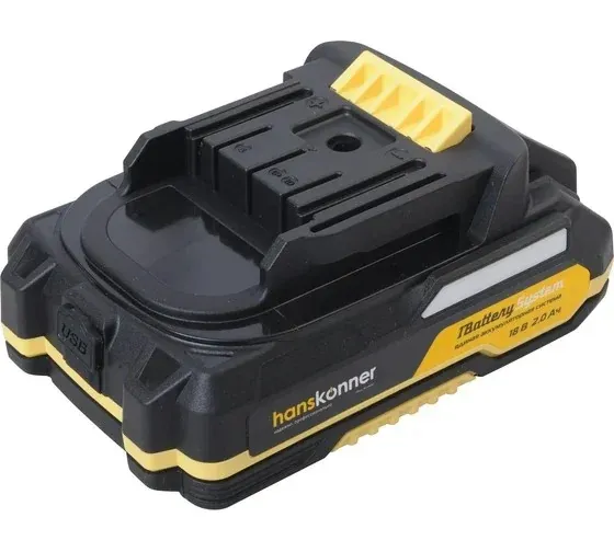 Аккумулятор Hanskonner 18В 1BatterySystem 2.0 Ач HBP2002 — Аккумуляторы и зарядные устройства во Владивостоке
