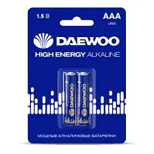 Батарейка DAEWOO HIGH ENERGY АА BL-2 — фото