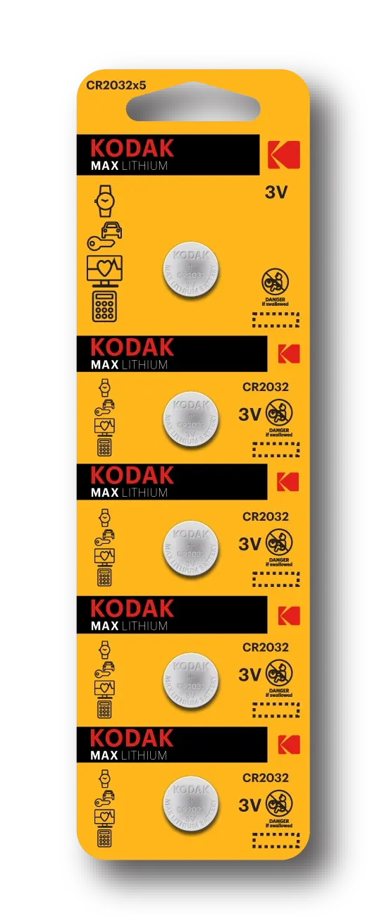 Батарейка Kodak CR2025-5BL MAX Lithium — фото