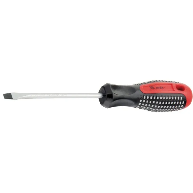 Отвертка Fusion SL6*38мм CrV трехкомпонентная рукоятка Anti slip Matrix — фото