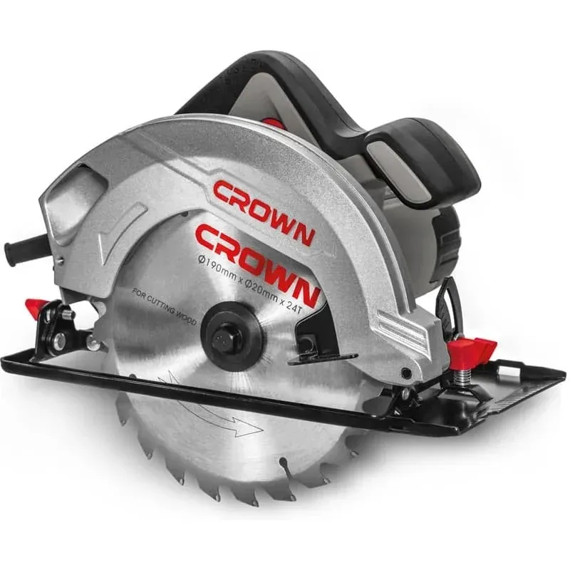 Пила дисковая циркулярная 1500Вт 190мм*20мм CROWN CT15188-190 — Пилы дисковые, торцовочные и сабельные во Владивостоке