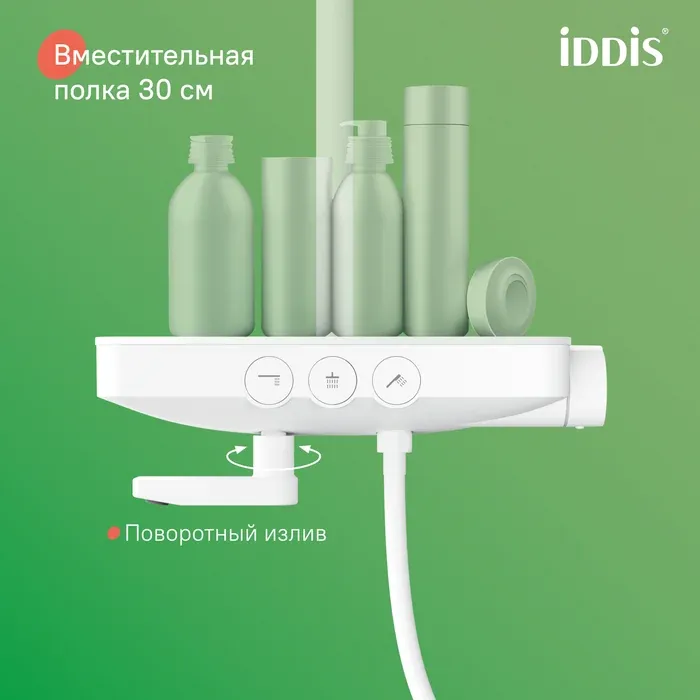 Душевая система с тропическим душем SHEWTBTi06 — фото 4