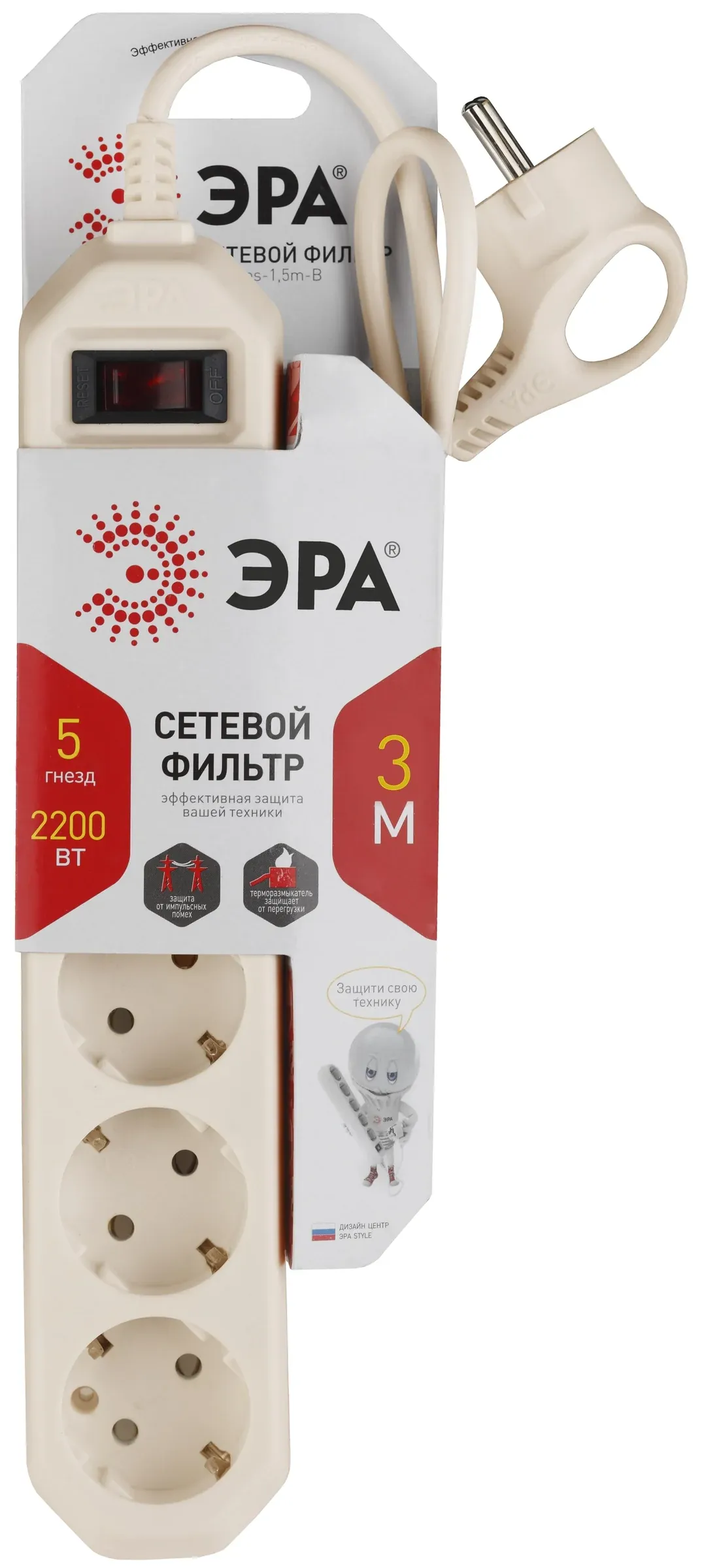 Сетевой фильтр Эра 3м 5гн — фото