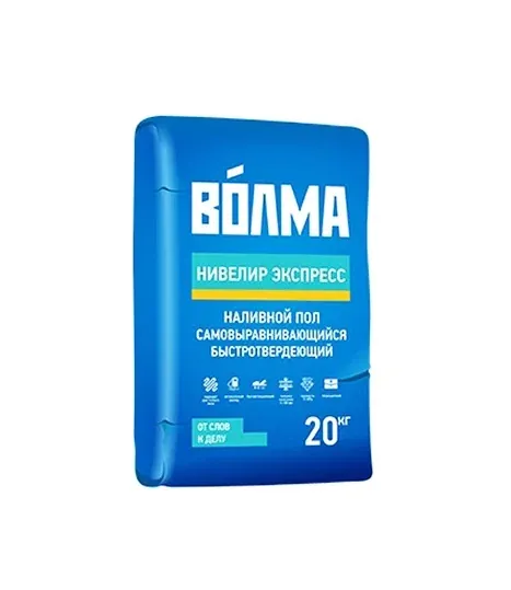 Наливной пол ВОЛМА-Нивелир Экспресс 25кг (56 шт/упак) — фото