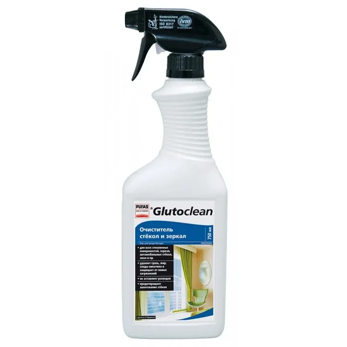 Glutoclean Pufas Очиститель стекол и зеркал 750мл — фото