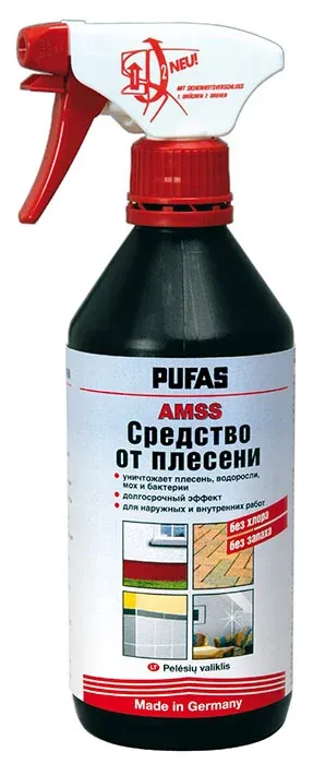 Средство от плесени без хлора Pufas Amss 500мл — фото