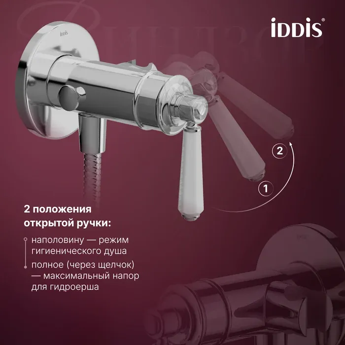 Смеситель скрытого монтажа с гигиеническим душем WINSBR0i08 — фото 4