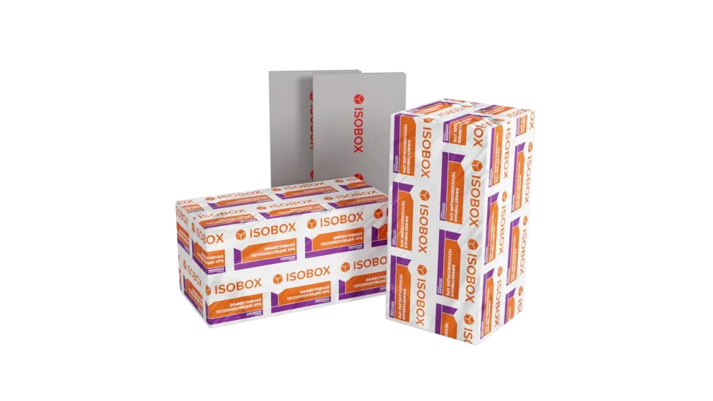 Пенополистирол экструдированный XPS 150 (Изобокс) 2400*600*50 (8 плит, 0,576 м3) — фото