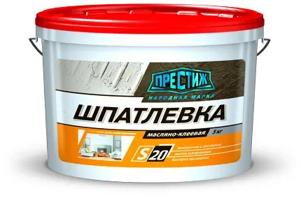 Шпатлевка Престиж масляно-клеевая S20 3кг — фото