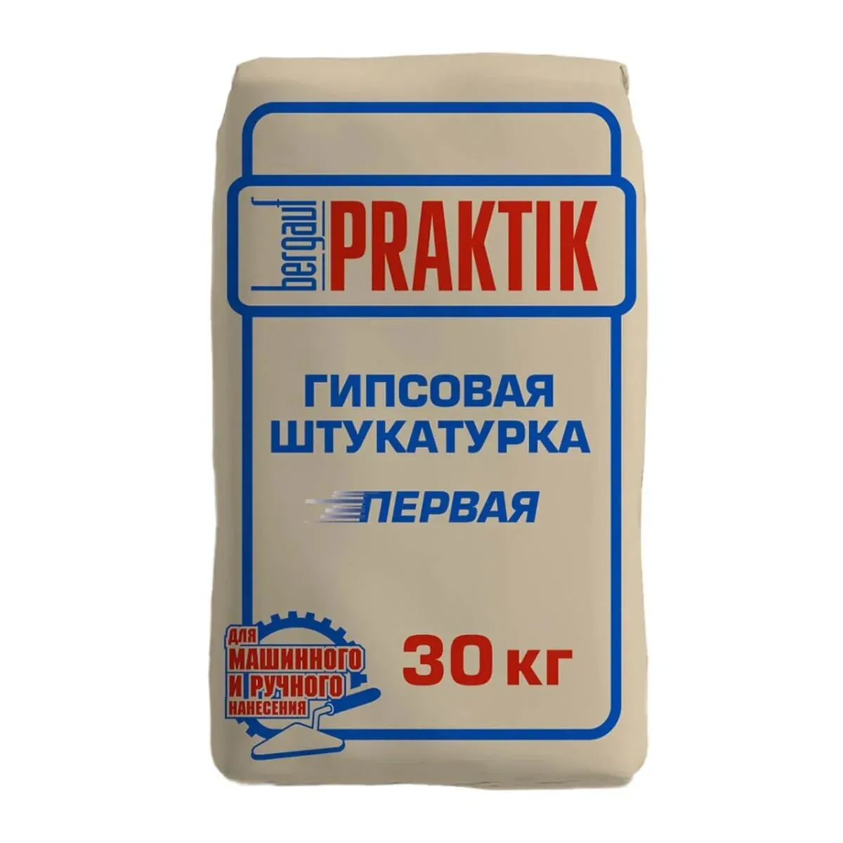 Штукатурка гипсовая Bergauf Praktik Первая 30кг — фото