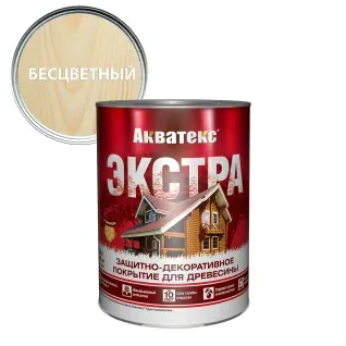 Акватекс Экстра Покрытие защитно-декоративное 0,8л Бесцветный — фото