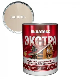 Акватекс Экстра Покрытие защитно-декоративное 0,8л Ваниль — фото