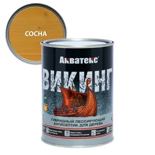 Акватекс антисептик лессирующий Викинг Сосна 0,75л — фото