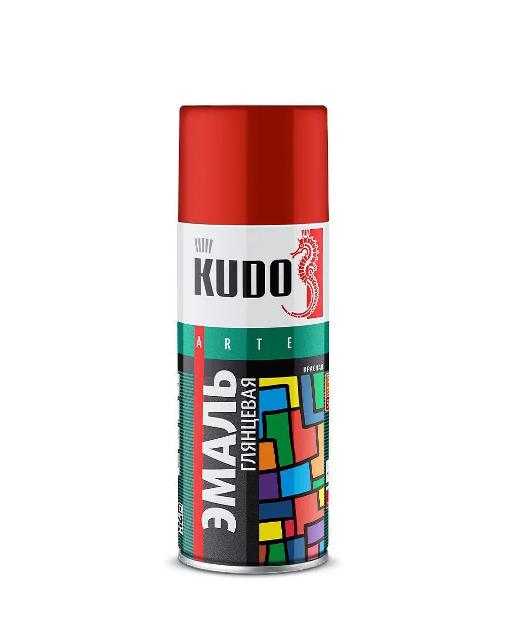 Краска аэрозоль KUDO «3P» TECHNOLOGY серая RAL7040 520мл — фото