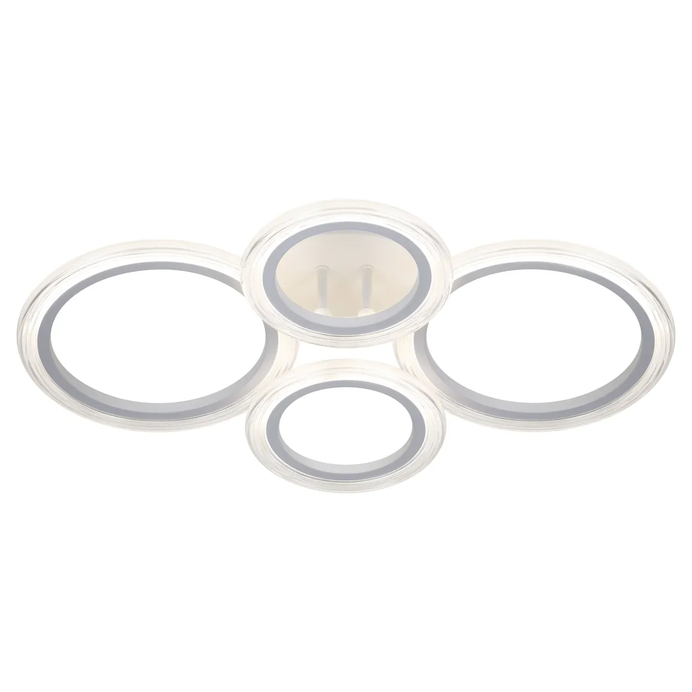 Светильник потолочный светодиодный ЭРА Модерн Ring CLL-1-59-RC WH с ДУ 59W 3000-6500К белый — фото