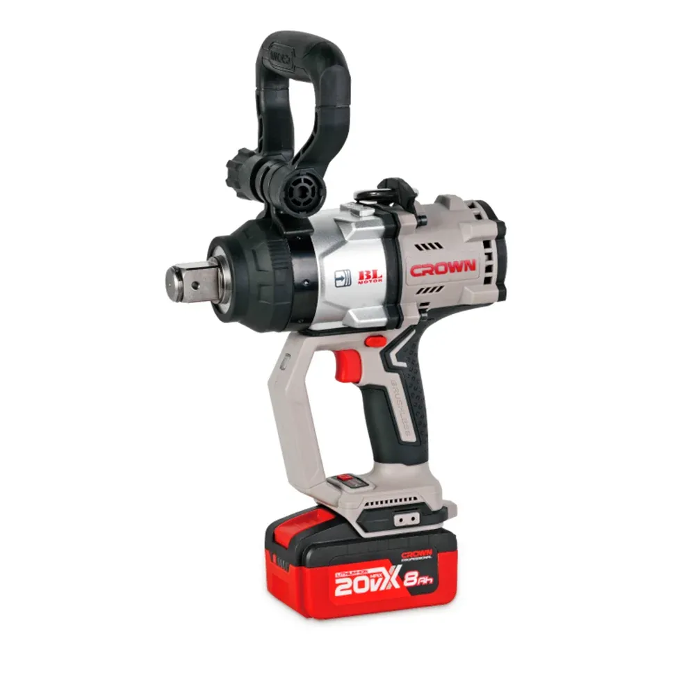B3+ BL Аккумуляторный гайковерт CT22060-1HX-8SC4 BMC 20В 2200Нм 8,0Ачx1Li квадрат 1" CROWN — фото