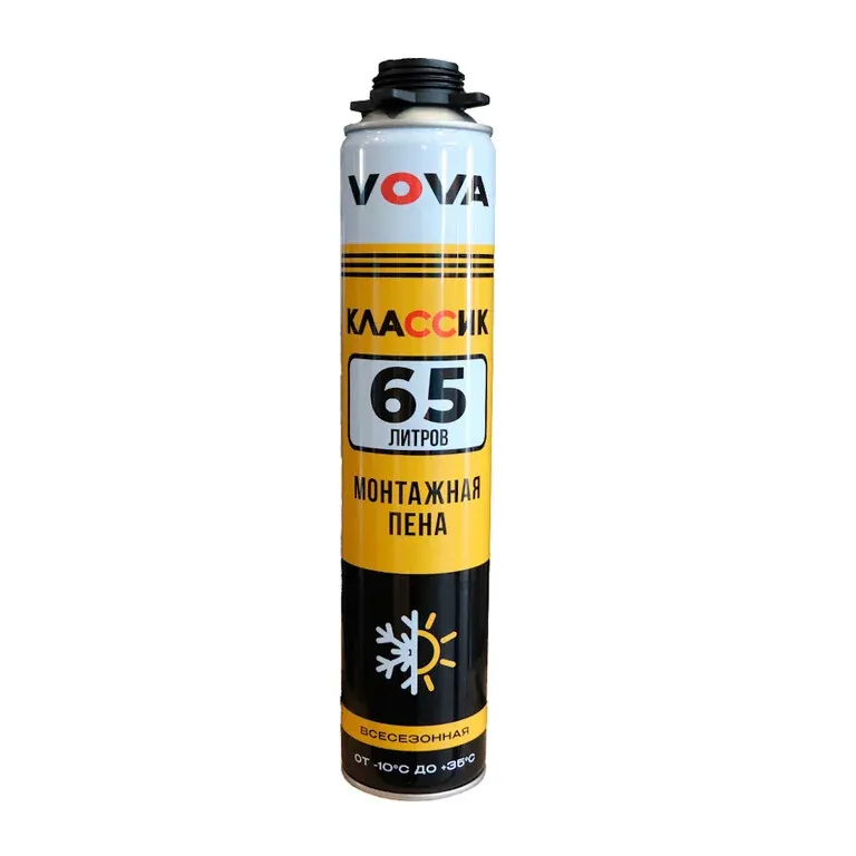 Пена монтажная VOVA CLASSIC 65 — фото