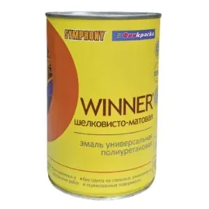 WINNER, полиуретановая грунт-краска, шелковисто-матовая (База А), 0,9 литра — Краски фасадные во Владивостоке