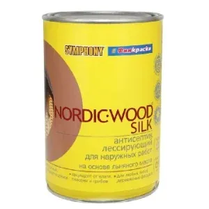 NORDIC WOOD Silk, Лессирующий тиксотропный антисептик, 0,9 литра — Антисептики и пропитки во Владивостоке