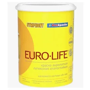 EURO-LIFE, европейское качество, шелковисто-матовая краска (База С), 0,9 литра — Краски интерьерные во Владивостоке