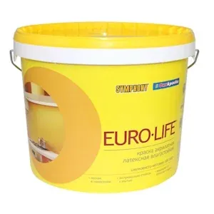 EURO-LIFE, европейское качество, шелковисто-матовая краска (База А), 9 литров — Краски интерьерные во Владивостоке
