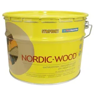 NORDIC WOOD, Лессирующий антисептик, Россия, 9 литров — Антисептики и пропитки во Владивостоке