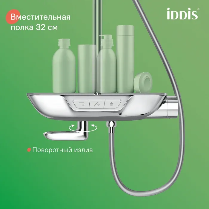Душевая система с тропическим душем SPASBBTi06 — фото 4