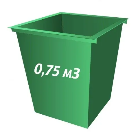 Мусорный контейнер бак под ТБО ТКО, 0.75 м³ — Благоустройство, дренаж и сад в городе Артём